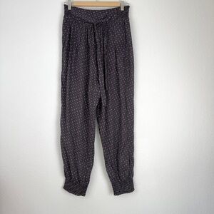 La Vie Rebecca Taylor Suzette Floral Harem Pant Joggers Medium